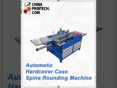 Automatic Hardcover Spine Rounding Machine