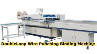 Automatic Double Loop Wire Punching and Binding Machine