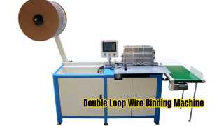 Semi Auto Double Loop Wire Binding Machine