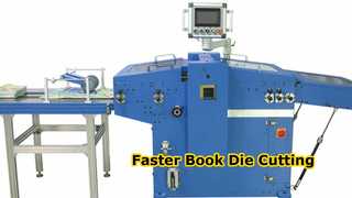 Online Automatic Book Die Cutting Machine.