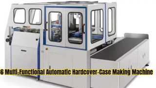 Workflow of HX36 Multi Functional Automatic Hardcover Case Making Machine