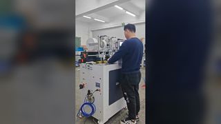 Semi Auto Book Block Head and Tail Band Fixing Machine1