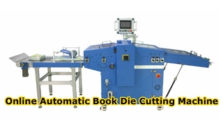 Online Automatic Book Die Cutting Machine
