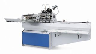 HX450S Semi Auto Saddle Stitcher.