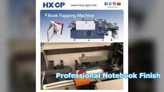 HX320 Book Flapping Machine Elevating Professional Notebook Aesthetics for journal book