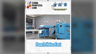 Automatic Access Punching Machine with production 's Aesthetics of Book Binding