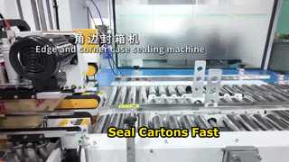 HXPC50 Double Column Flaps Folding Carton Sealer – Seal Top & Bottom in One Pass