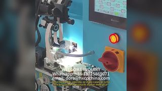 HX20EPL Semi Auto Elastic Pen Loop Applying Machine workflow