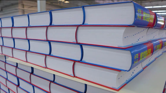 Fastest Speed Feeding Stacking and Palletizing for 5-90mm Book Thickness Hardcover Book Interleaving Stacking Machine