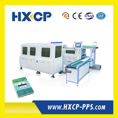 HX360 Notebook Softcover Hardcover Case PLC Core Components In-Machine Joint Forming New Condition Flat Post-Press Equipment for Bookbinding Production