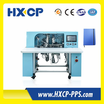 HX18B Semi Auto Notebook Elastic Band Fixing Machine Softcover Manufacturing Bible Manual