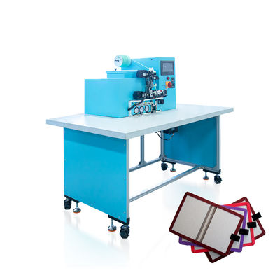 HX20EPL Semi Auto Elastic Pen Loop Applying Machine with Manual Positioning and Automatic Gluing with Bookbinding Machine