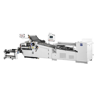 High Speed Round Pile Folding Machine Non Stop Feeding Sensible Paper Large Run Production