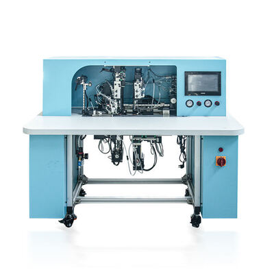 HX18B Semi Auto Notebook Elastic String Applying Band Fixing Machine Notebook Elastic Band Fixing Factory made Hot Sell
