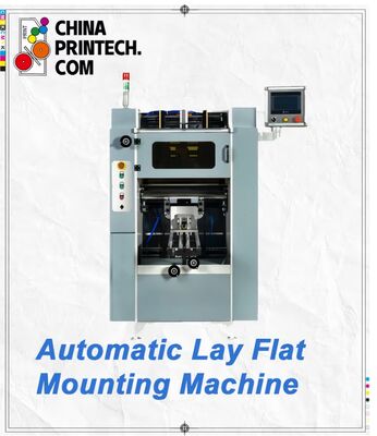 Automatic Lay Flat Mounting Machine With Automatic Feeding, Cold Gluing, Aligning, Pressing, And Stacking