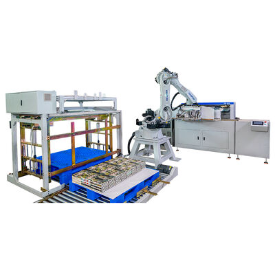 HXMN60 Hardcover Book Palletizing Robot Automated Delivery Pattern Stacking System