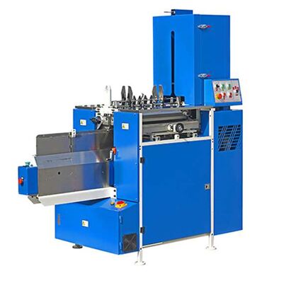Semi Auto Cover Casing in Machine Auto Case Feeder and Back Pre Creasing
