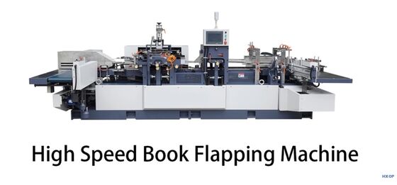 High Speed Book Flapping Machine Stable And Reliable For Cover Binding Finish Adopts Schneider Control System, Stable And Reliable For Cover Binding Finish.