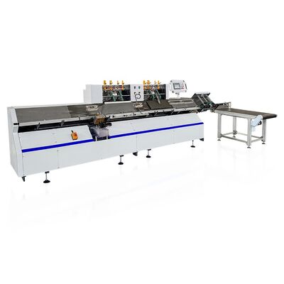 High Speed Endpaper Gluing Machine Optical Sensor Avoid Page Missing Book Block