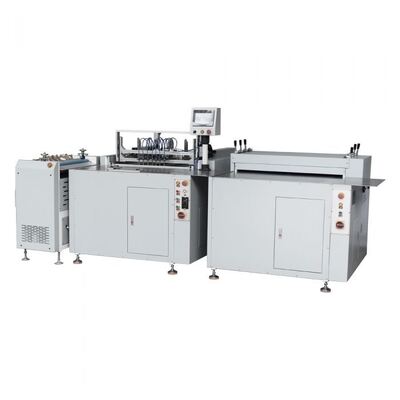 Semi Auto Dual Stations For Faster Cardboard Positioning And Edge Bending In Hardcover Case Making