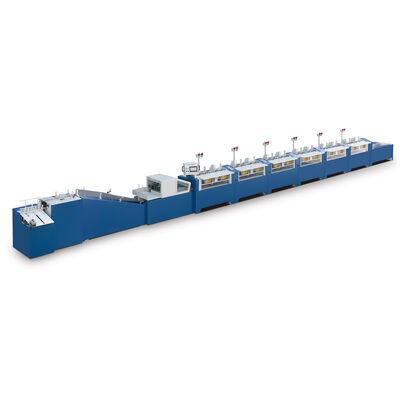 HX470GT Automatic Gathering Machine Sequential Feeding Reject System Damage Free Processing For Catalogs