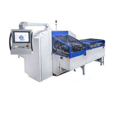 HX80DH Three Knife Book Trimmer Integrated Pre Stacker 4500 Cuts Hour Connected With Book Preparation Line