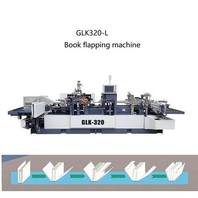 High Speed Book Flapping Machine Performs Front Cutting, Cover Creasing