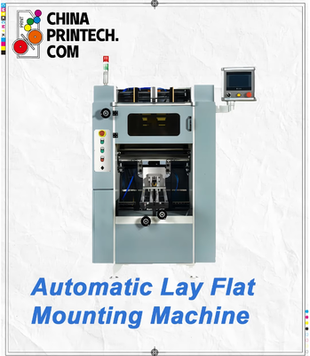 Automatic Lay Flat Mounting Machine For Photo Books, Children Board Books,Makes Photo Books  Cookbooks  Stamp Albums,Auto Feeding Of Paper Board Folded Signatures