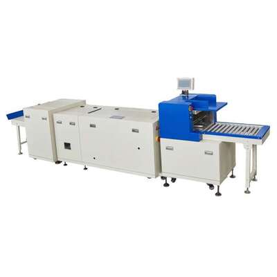 HX480P Covering Stitching Trimming Machine heavy steel frame 2800 cycles per hour servo feeding