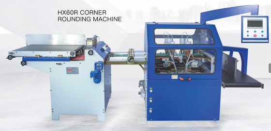 HX60R Automatic Hardcover Case Corner Rounding Machine Automatic Stacking