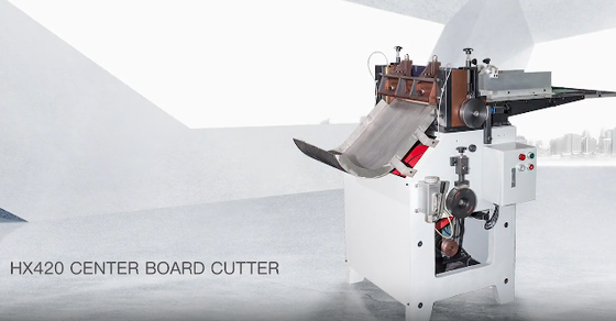 HX420 Center Board Cutter Simple Operation Smooth Trim Edge High Precision High Efficiency