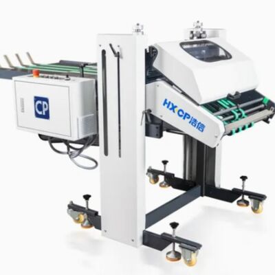 Paper Folding Machine Designed to Remove Air from Folded Products Using Stream Press Stack Delivery Ensuring Consistent Fold