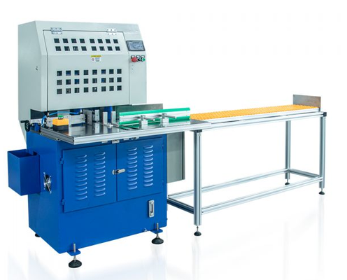 Automatic Double Head Round Corner Cutting Machine Only Need One Operator To Feed The Paper Block