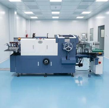 HX320 Book Flapping Machine designed to automate book block cutting cover creasing and folding processes for consistent book