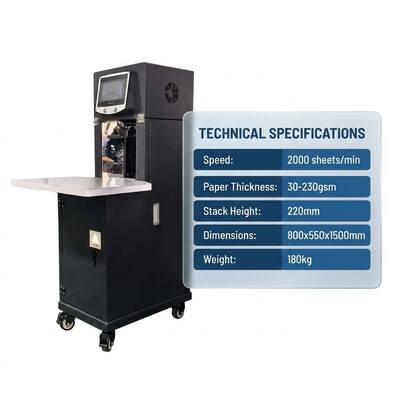 Paper Counting Machine for Notebook Newspaper Test Paper Counting and Mark Inserting Work