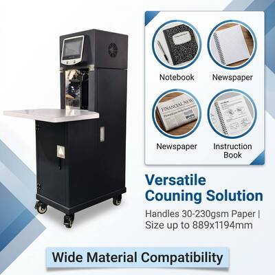 Automatic Paper Counting Device with 220mm Max Stack Height and 5mm Mark Paper Width