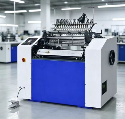 HXSS720 Wide Format Semi Auto Book Sewing Machine 18 Needles Auto-Lifting Collector for Binding