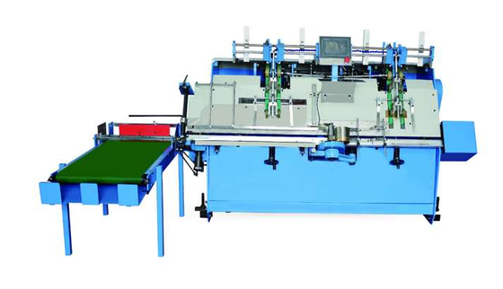 Automatic End Sheet Pasting Machine with Double Sheet and Blocked Book Detection